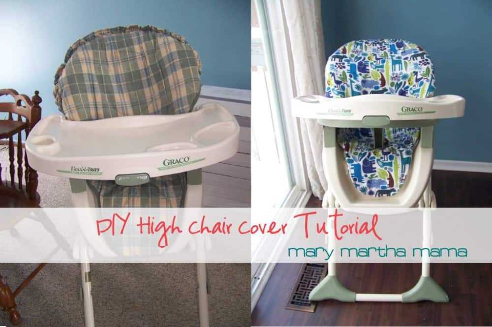DIY High Chair Cover Tutorial Mary Martha Mama