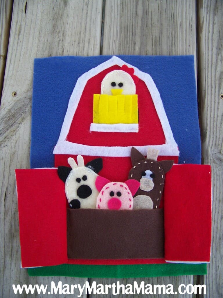 Quiet Book Pages 1-2 (Farm)