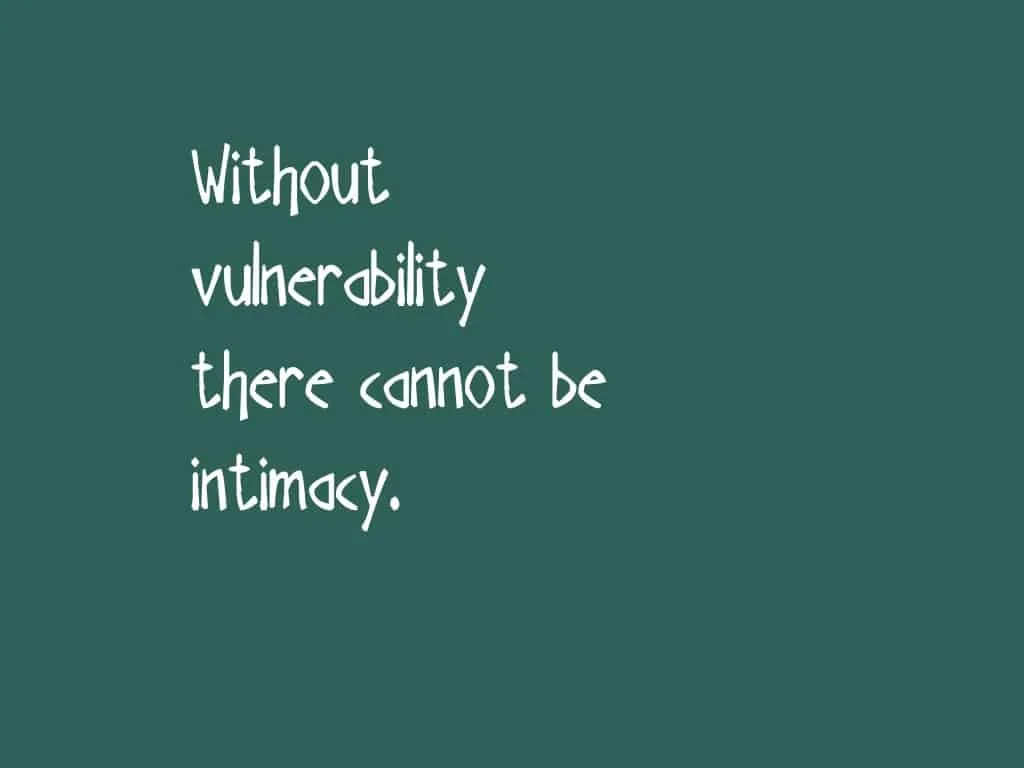 intimacy quote on blue background