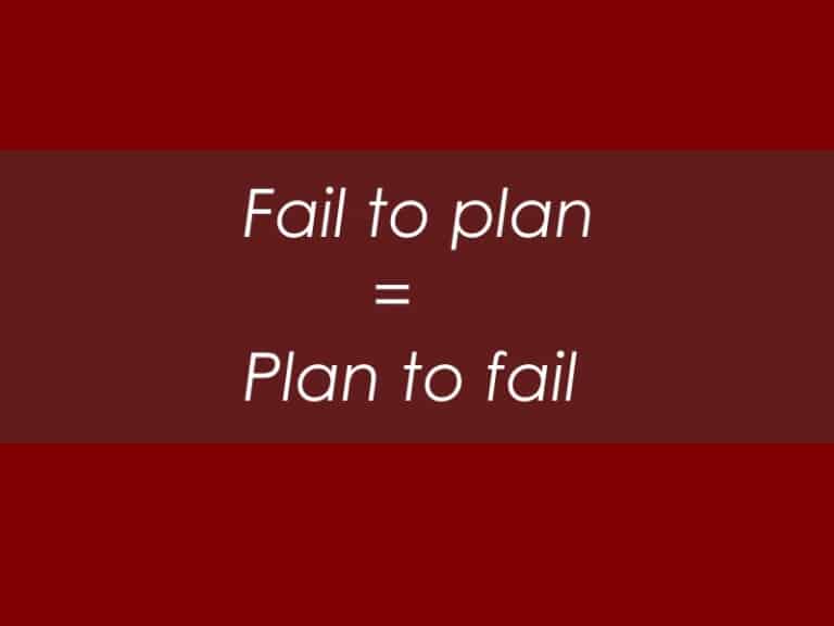 So here's the plan...