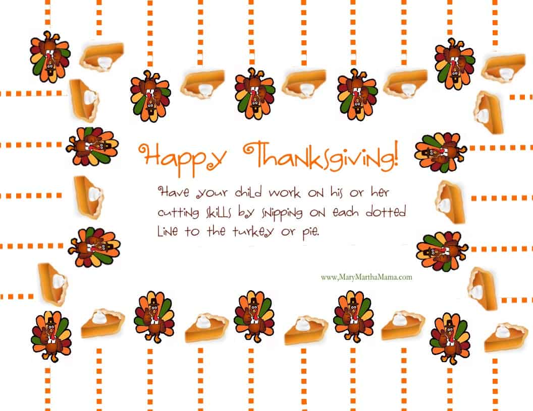 Free Printable Thanksgiving Activities For Kids Mary Martha Mama