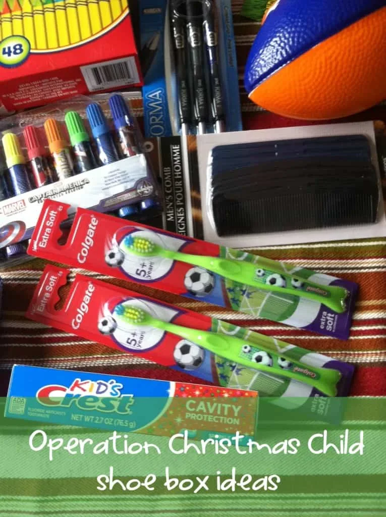 operation christmas child ideas up close