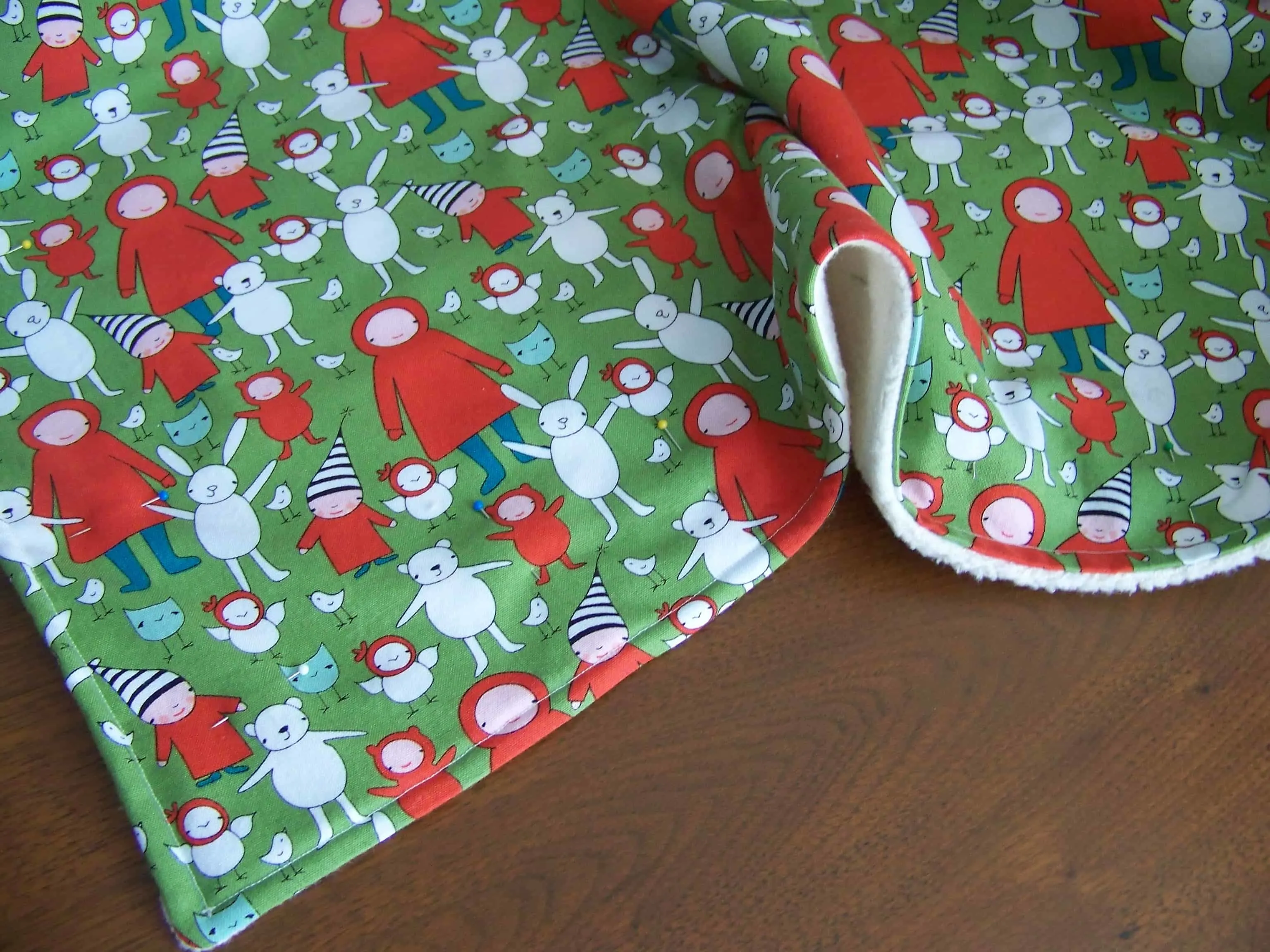 Easy done in top a day baby blanket