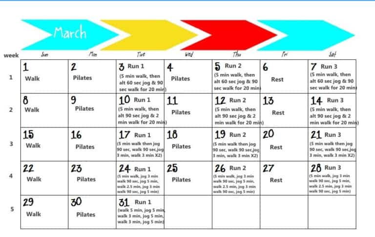 5K Training Plan {Healthy Mama Challenge Week 22}