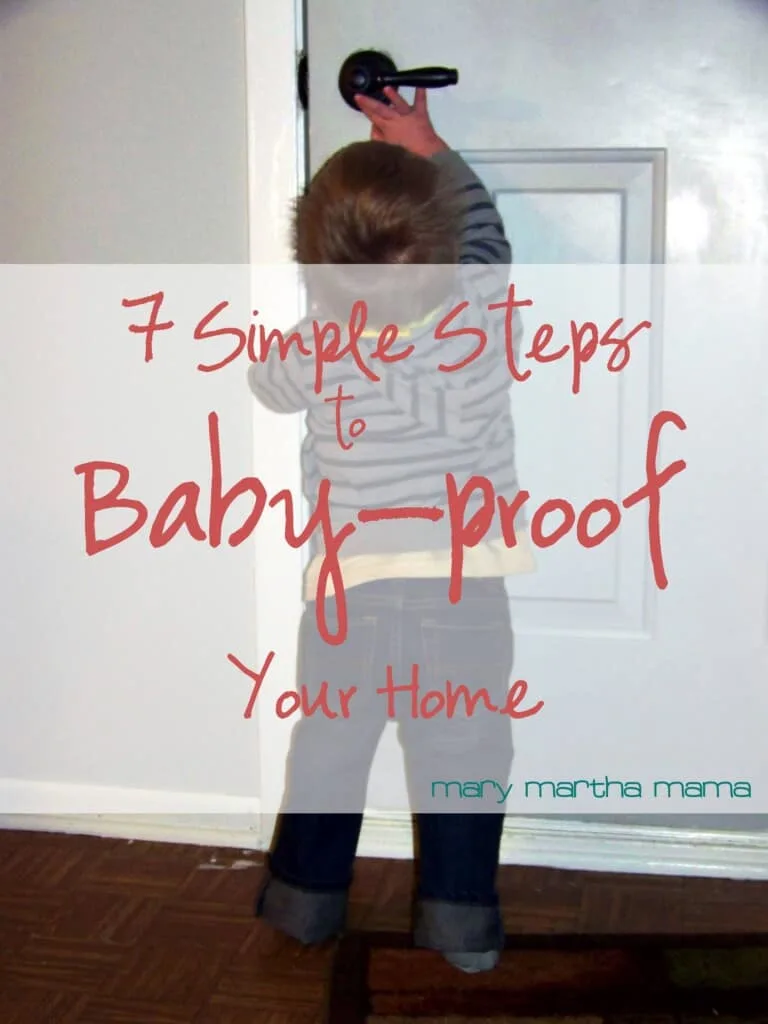 how to babyproof your home