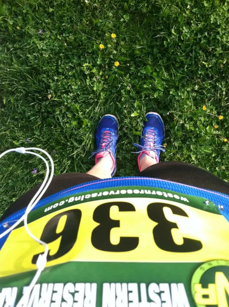 grass and shoes
