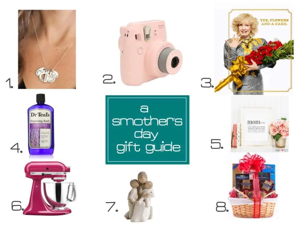 smothers day gifts collage