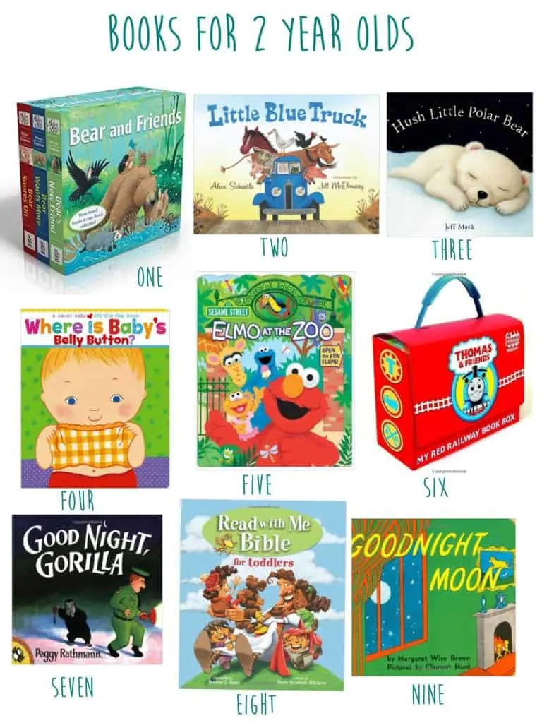 2 year old toy guide books