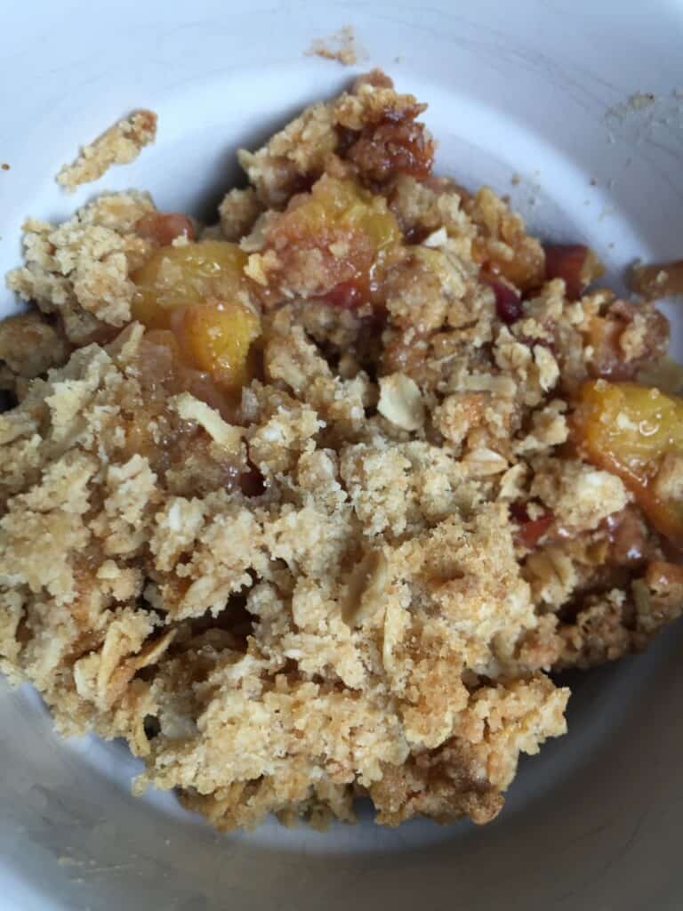 Peach Crumble Recipe