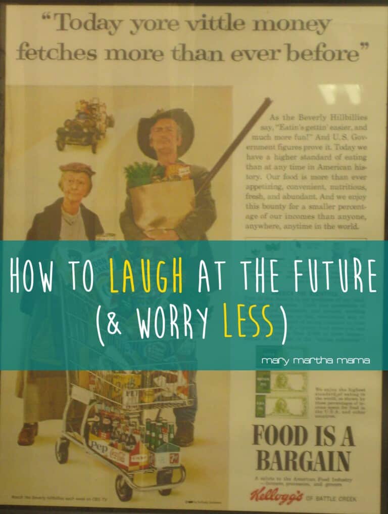 How to Laugh at the Future (& Worry Less!)