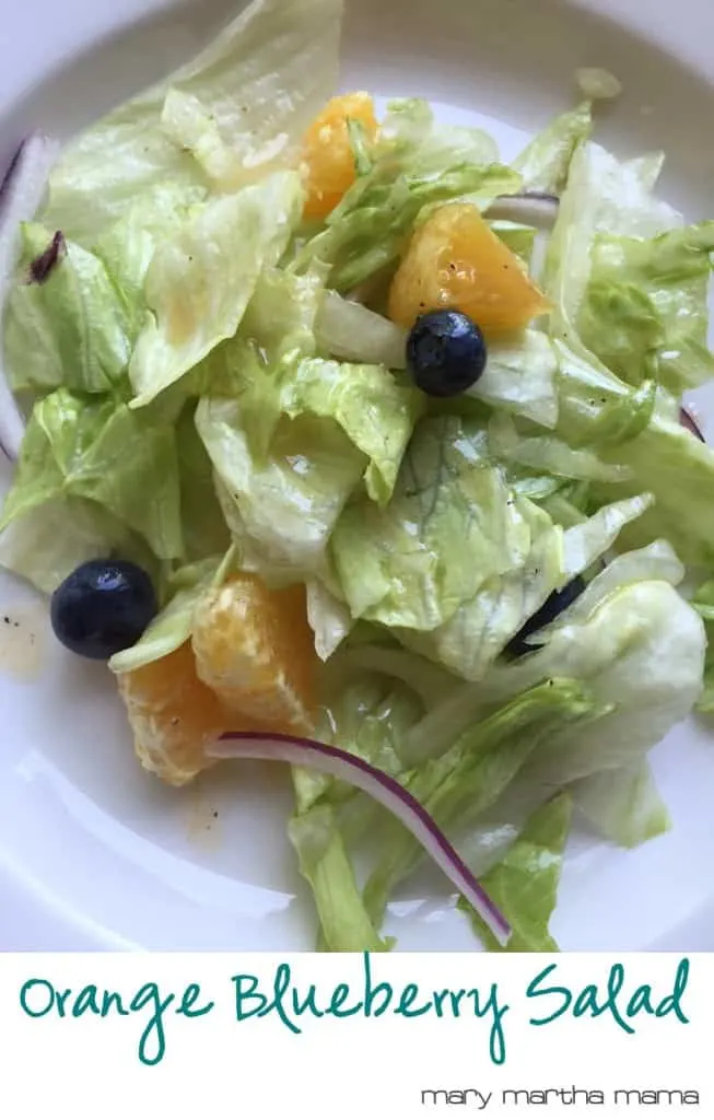 orange blueberry salad 