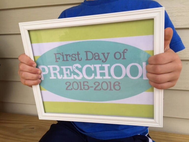 First Day of School Signs {Free Printables!}