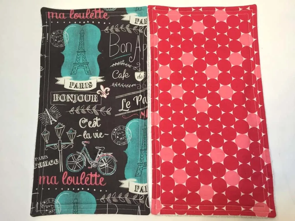 bon jor burp cloths