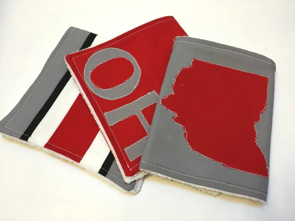 ohio 3 burp cloths