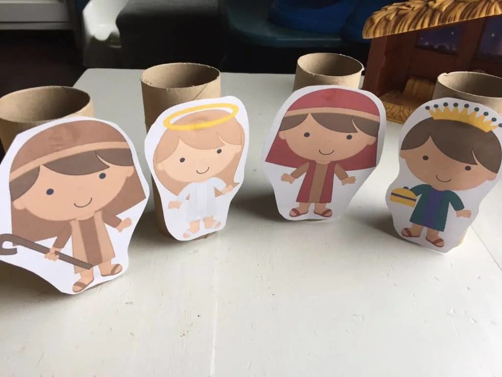 Christmas pack puppets