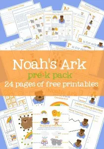 noahs ark prek pack pin fea