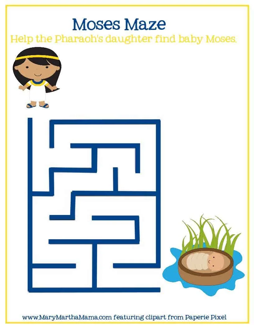 Moses maze page