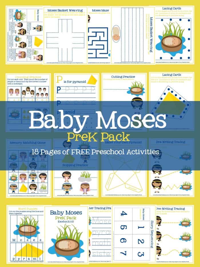 Baby Moses Activities for PreK &amp; Early Elementary – Mary Martha Mama