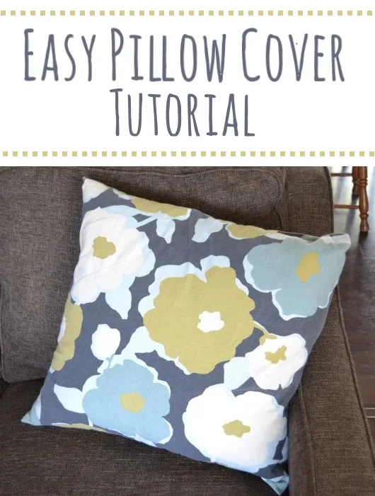 How to Sew a Pillow Cover in 4 Easy Steps – Mary Martha Mama