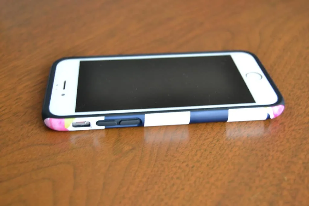 the phone from the front