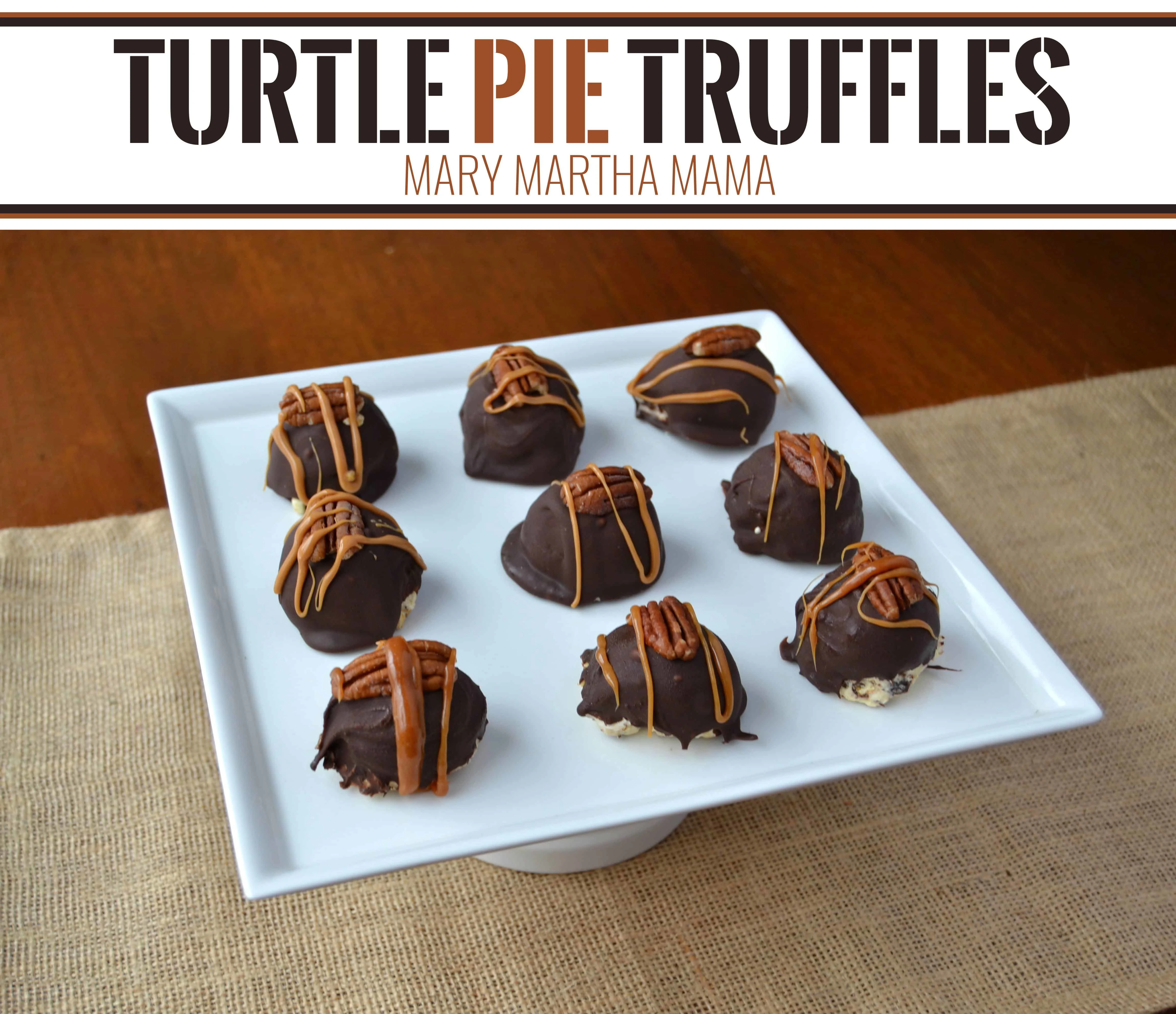 Turtle Pie Truffles