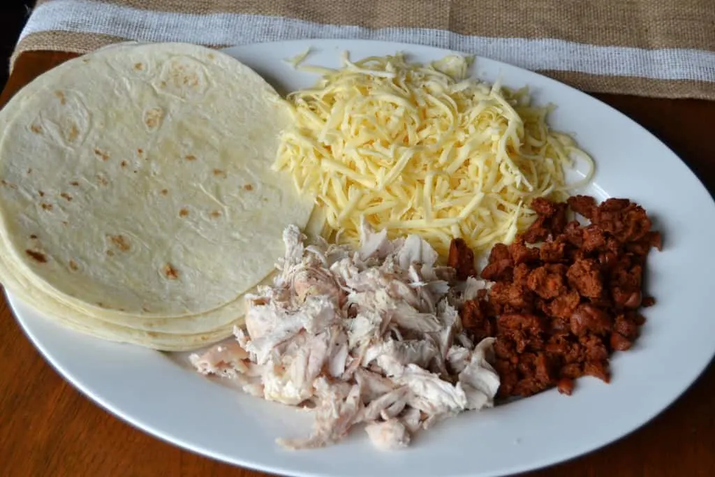 chicken chorizo quesadillas 3