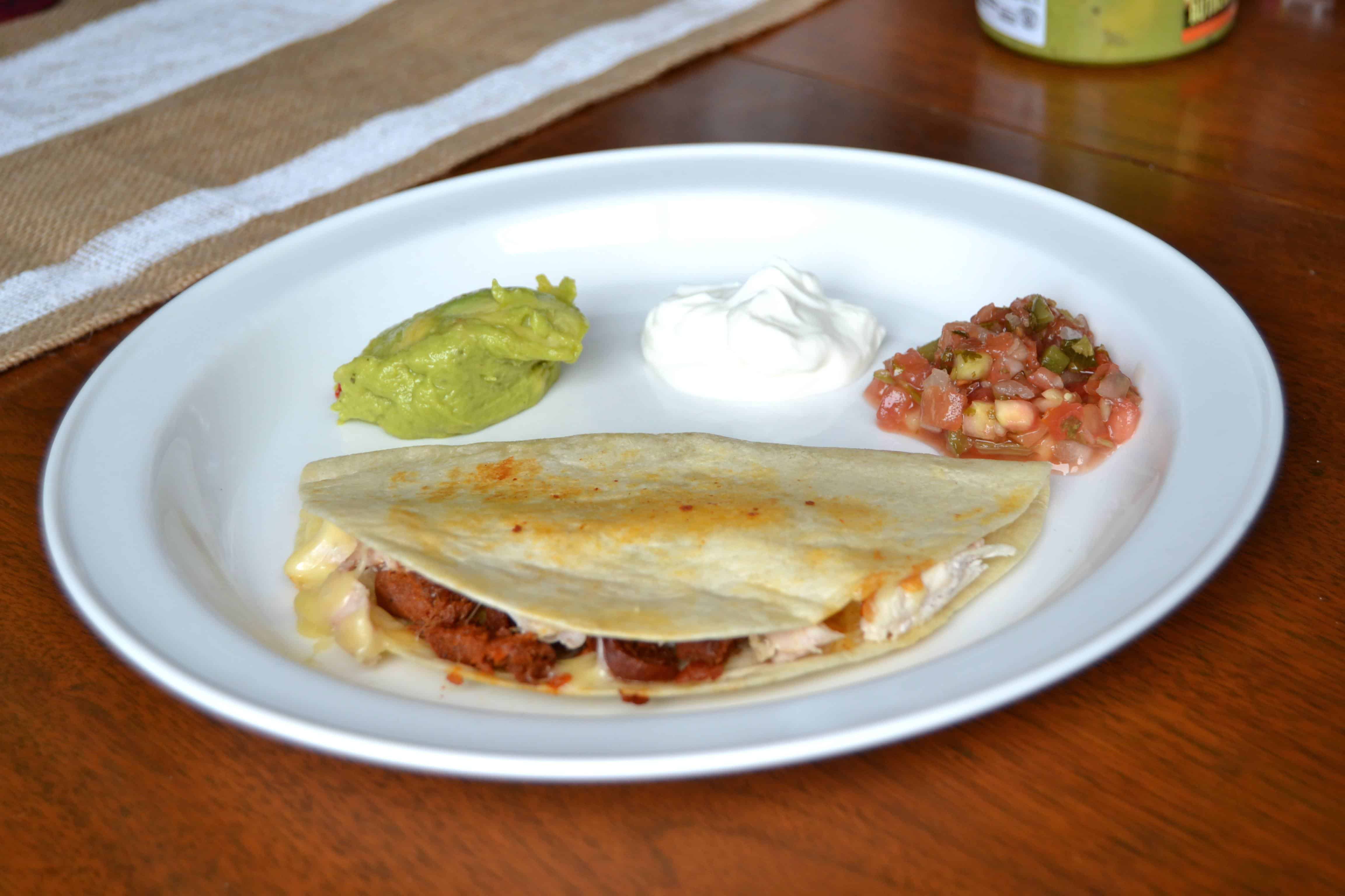 Chicken Chorizo Quesadillas Mary Martha Mama