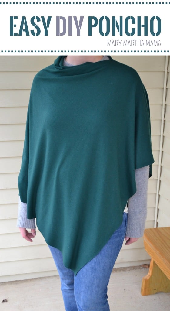 poncho tutorial 4 pin