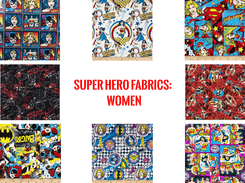 super hero fabrics women