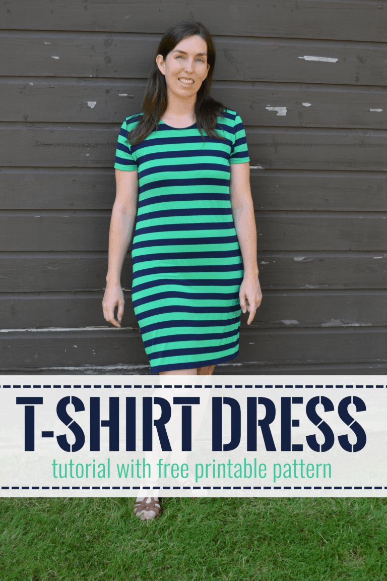 T Shirt Dress Pattern and Tutorial