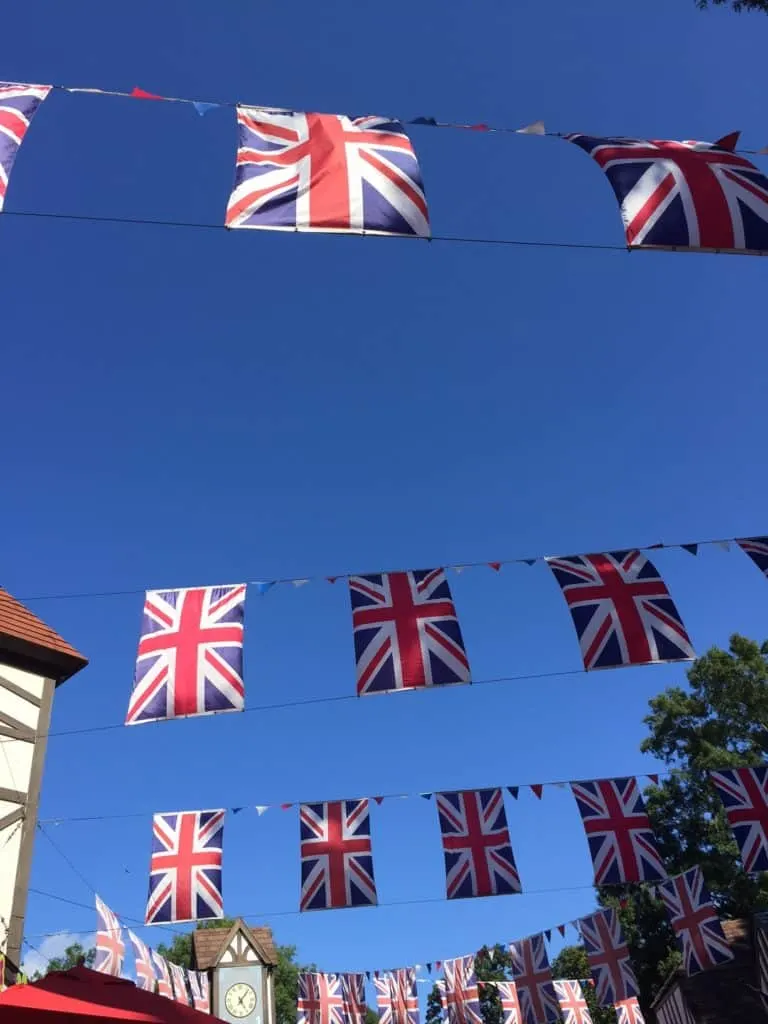 bush gardens flags