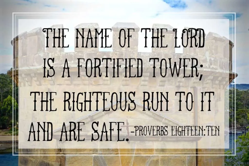 proverbs 18 10