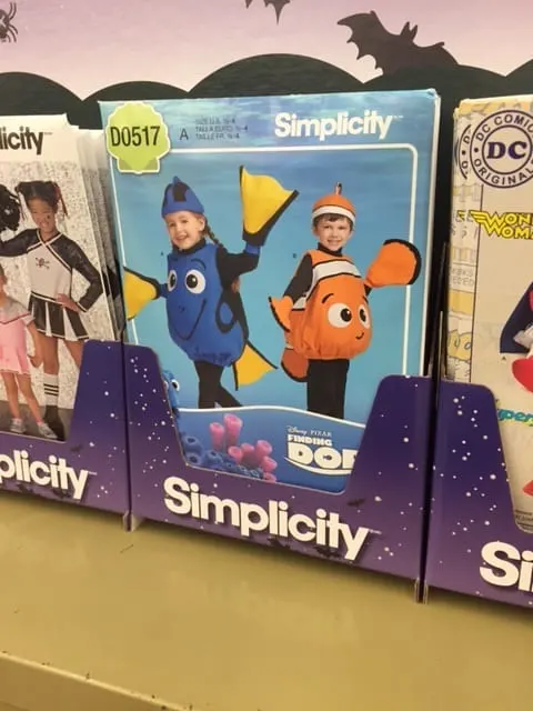 dory costume pattern