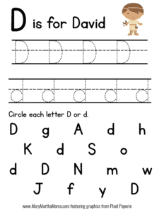 David and Goliath Activities [Free Printables] – Mary Martha Mama