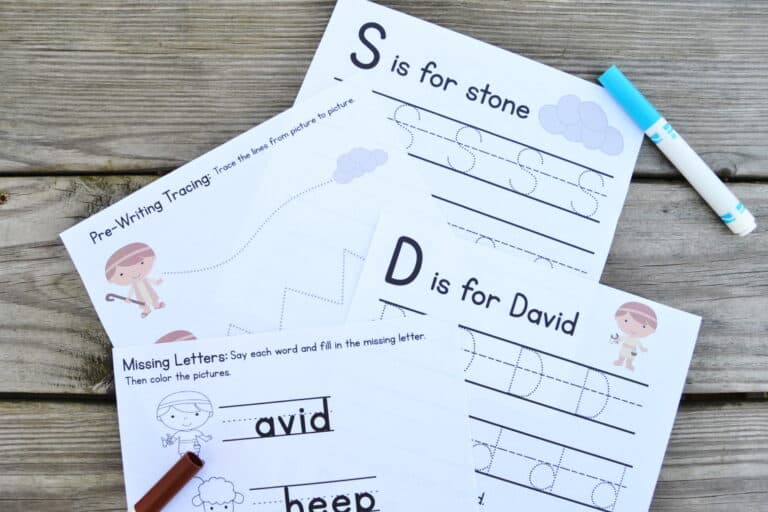 David and Goliath Activities [Free Printables]