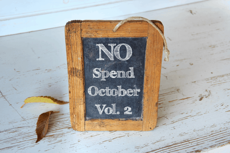No Spend October