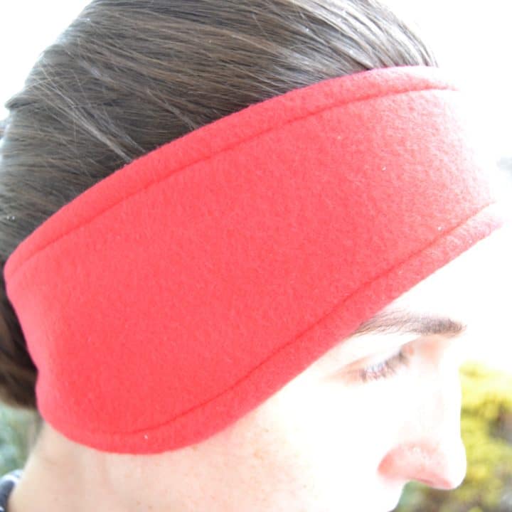red ear warmer headband