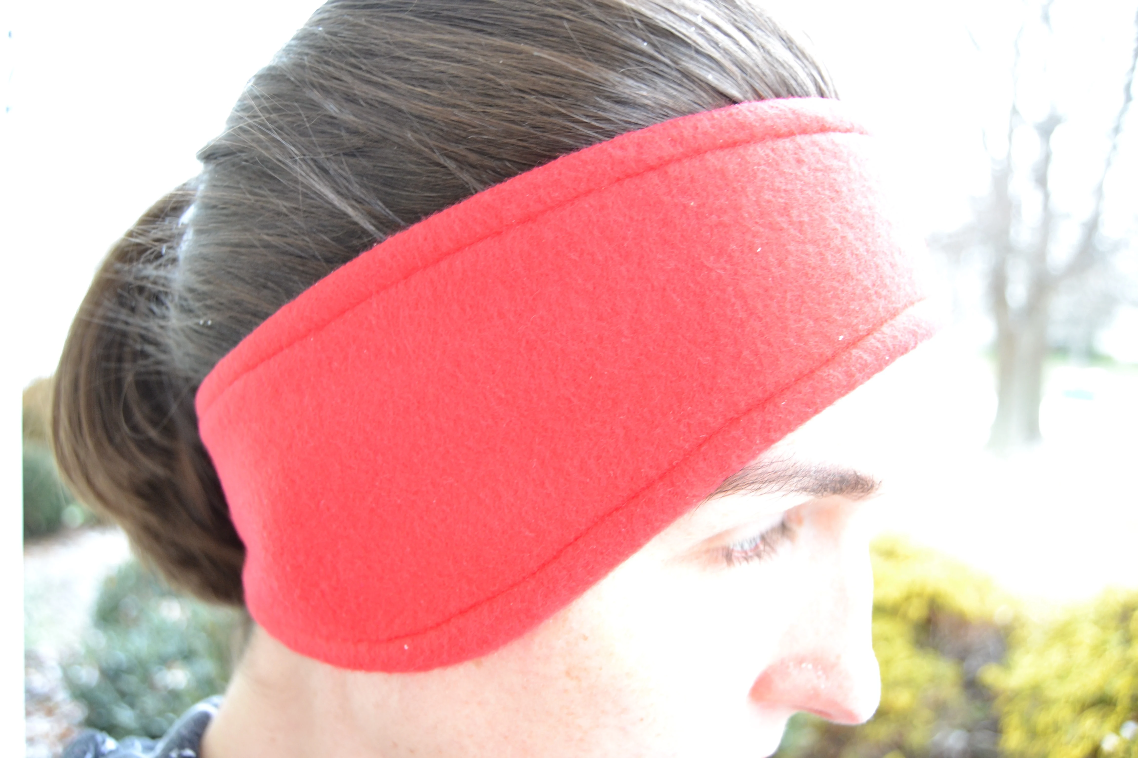 fleece earwarmer headband pattern and tutorial
