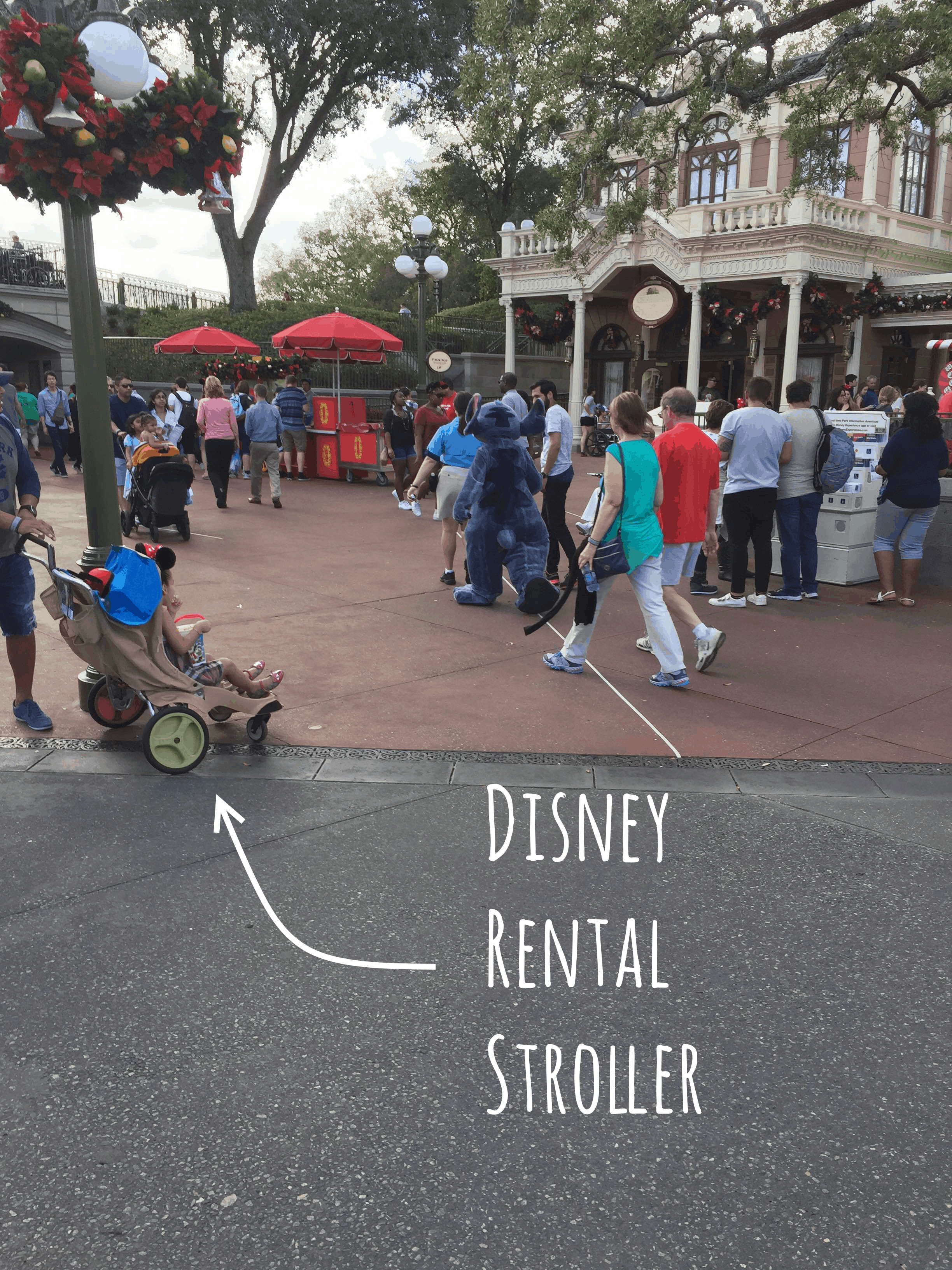 how much are strollers at disney