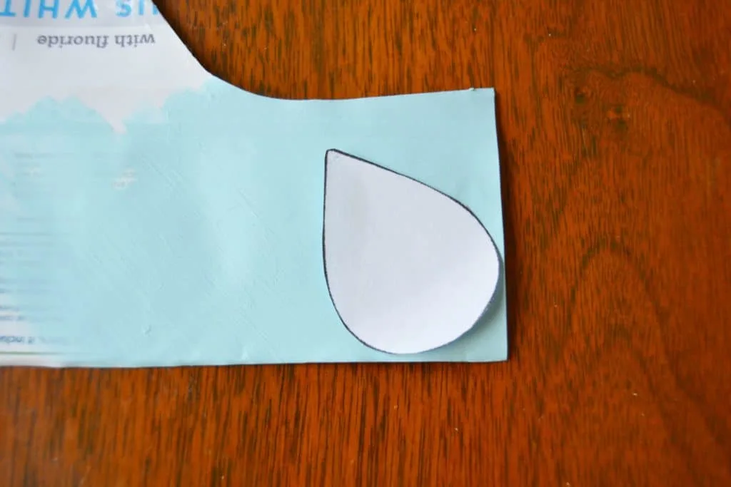 cutting out the shapes