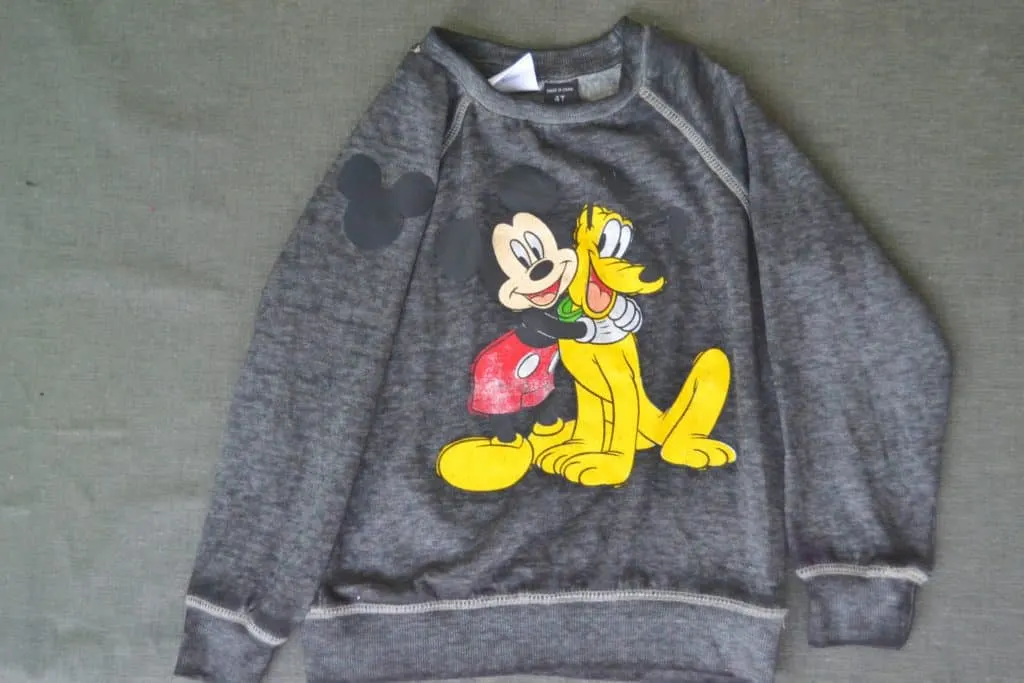 the shirt from the front