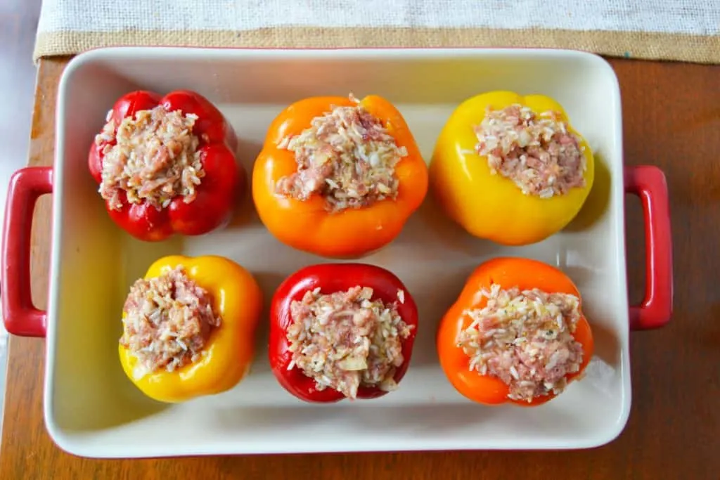 the peppers stuffed