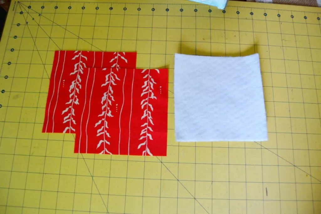 the materials cut out
