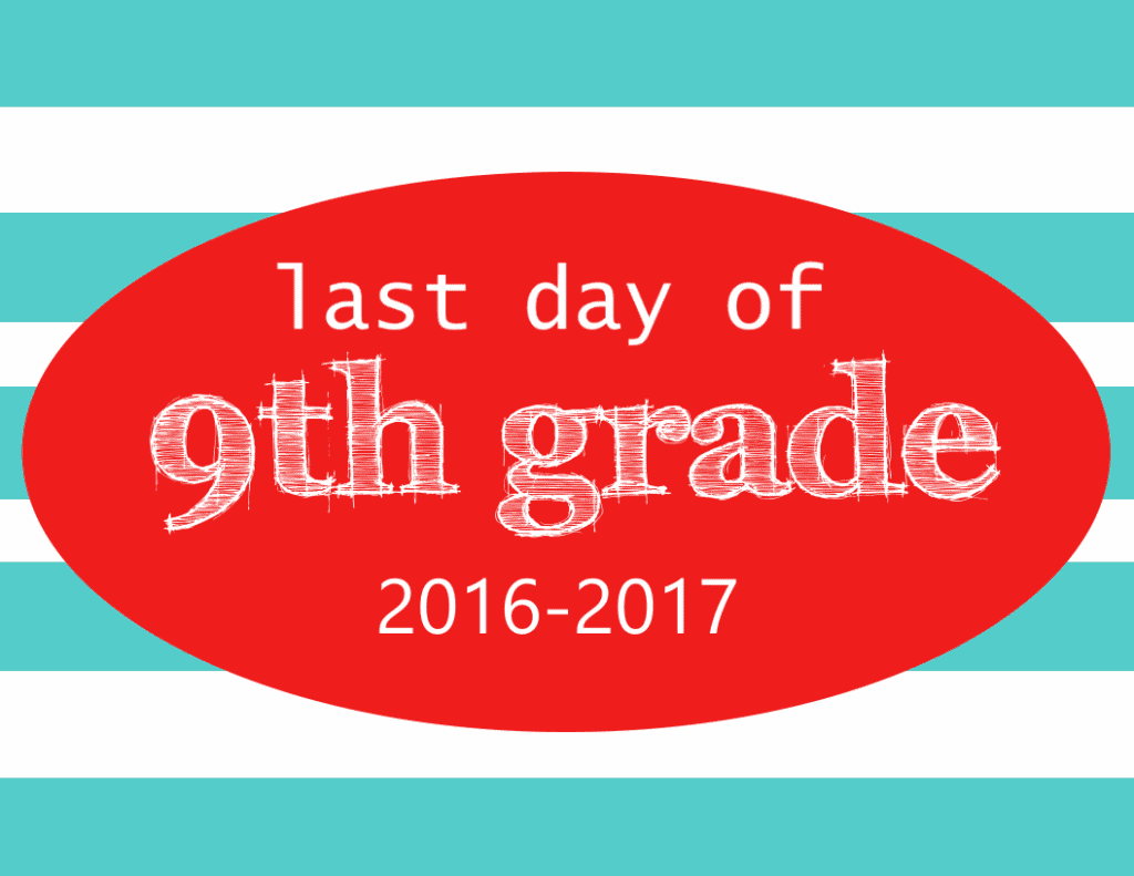 Free Printable Last Day of School Signs Mary Martha Mama