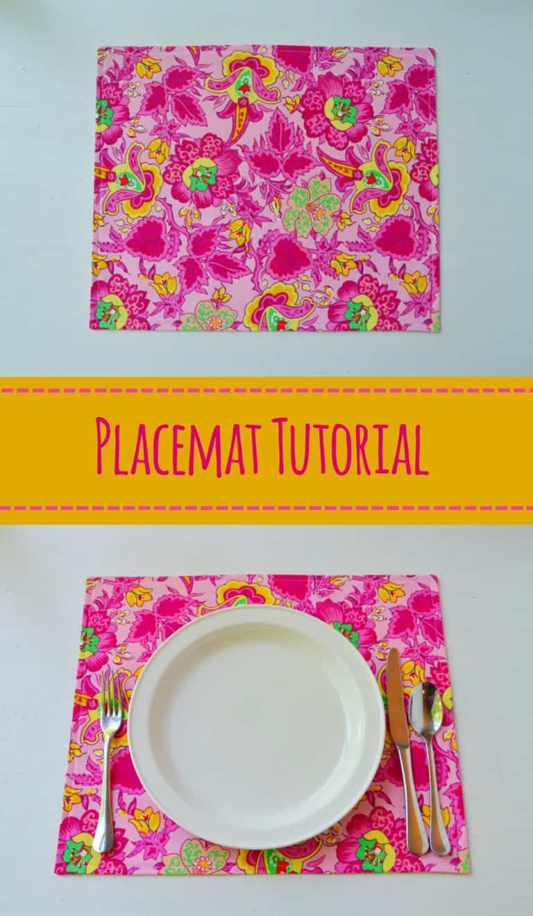 How to Sew a Placemat [Easy Placemat Tutorial] Mary Martha Mama