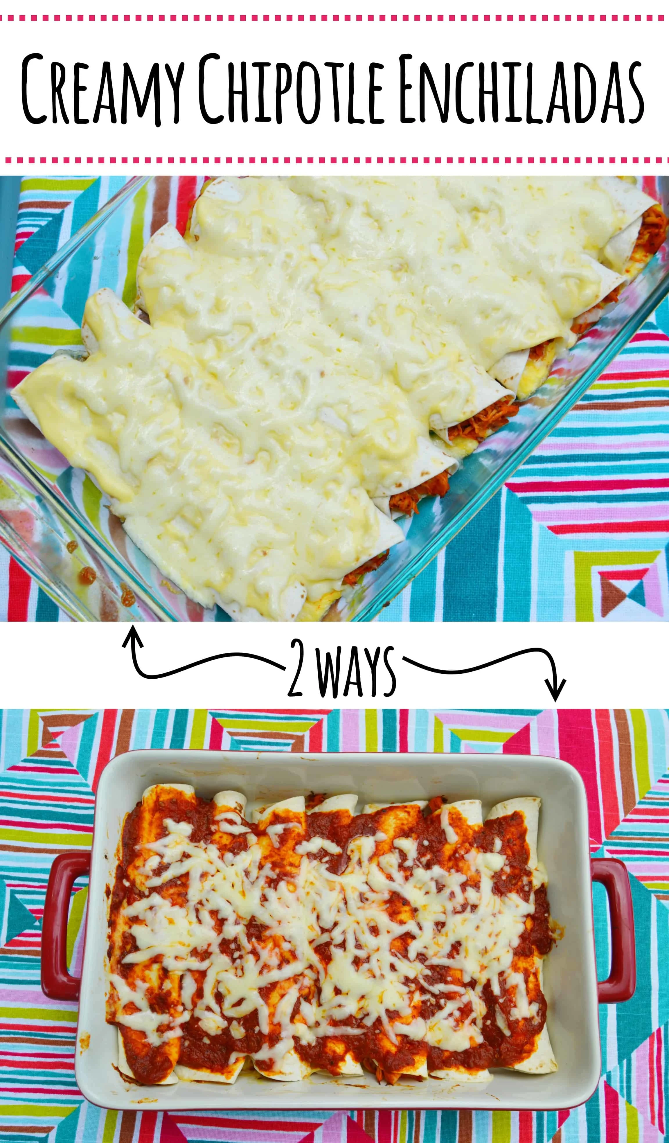 chipotle chicken enchiladas