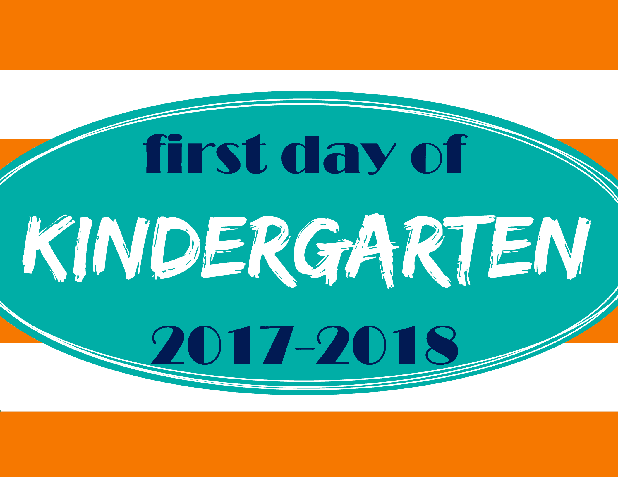 first day of kindergarten sign free first day of kindergarten sign free