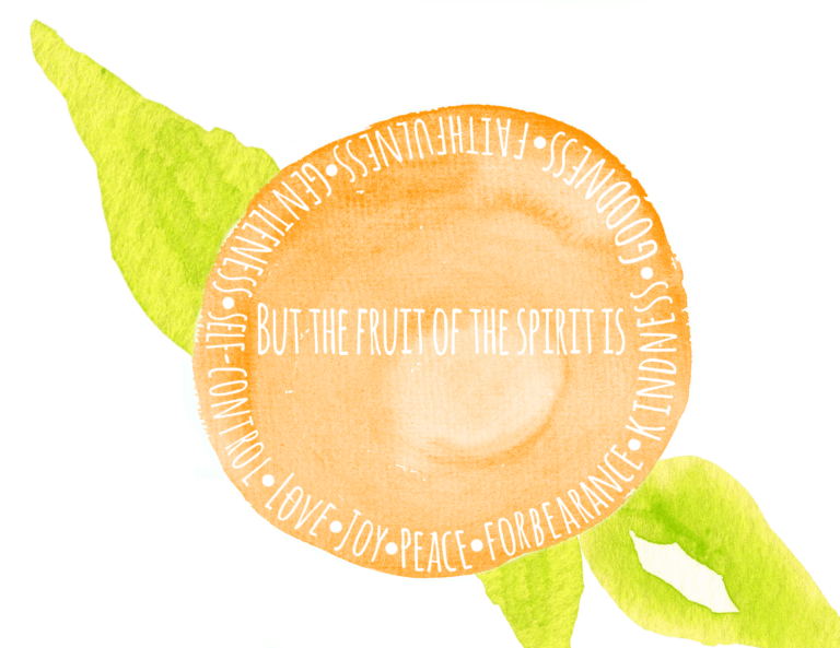 The Fruit of the Spirit Printable [Galatians 5:22-23]