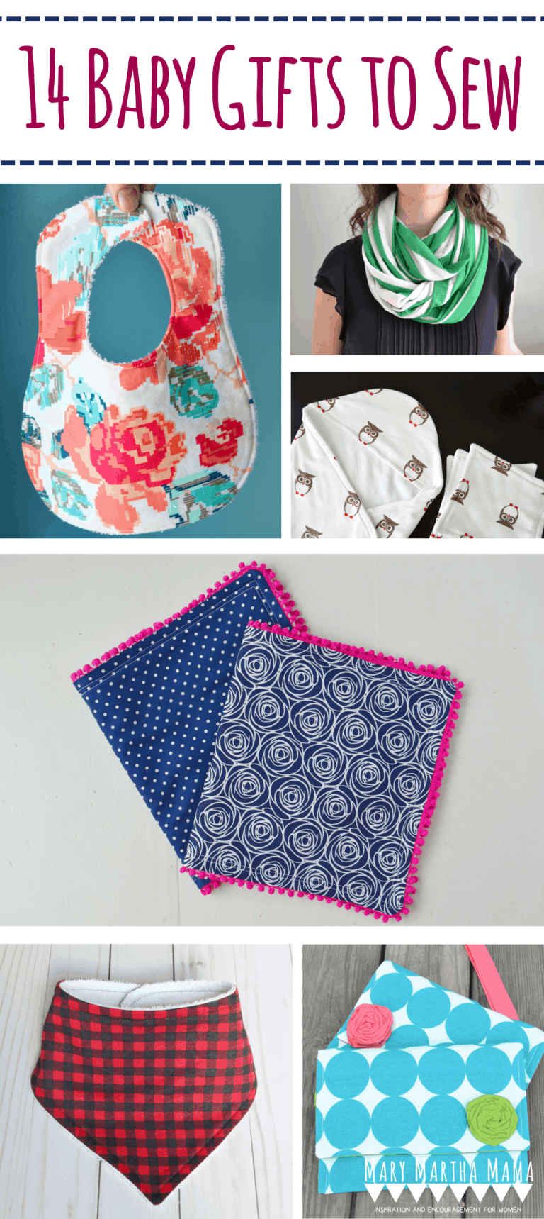 Baby Burp Cloth Pattern (3 Versions) – Mary Martha Mama