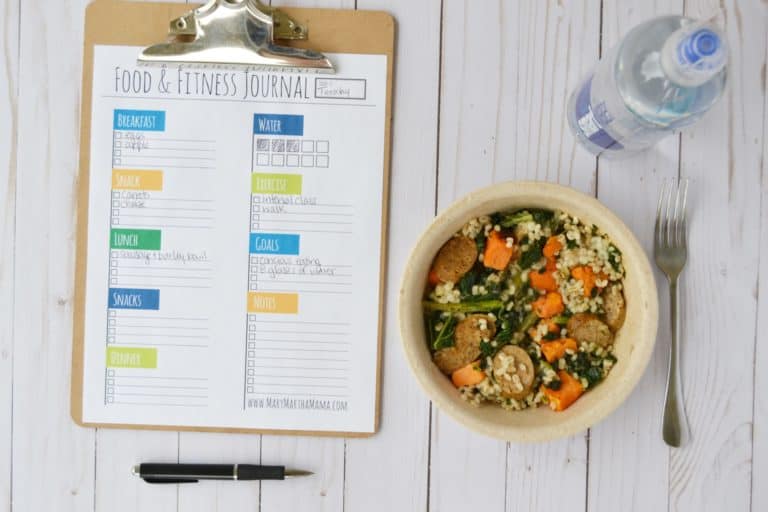 Healthy Mama 2.0 [Week 5] Food & Fitness Journal